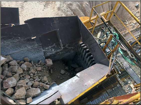 Machacadora de piedra