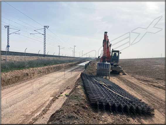 Mallado de acero para hormigonado