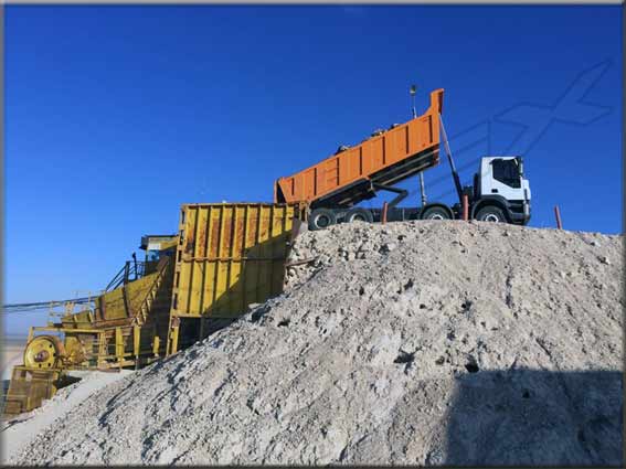 Camión descargando en Tolva